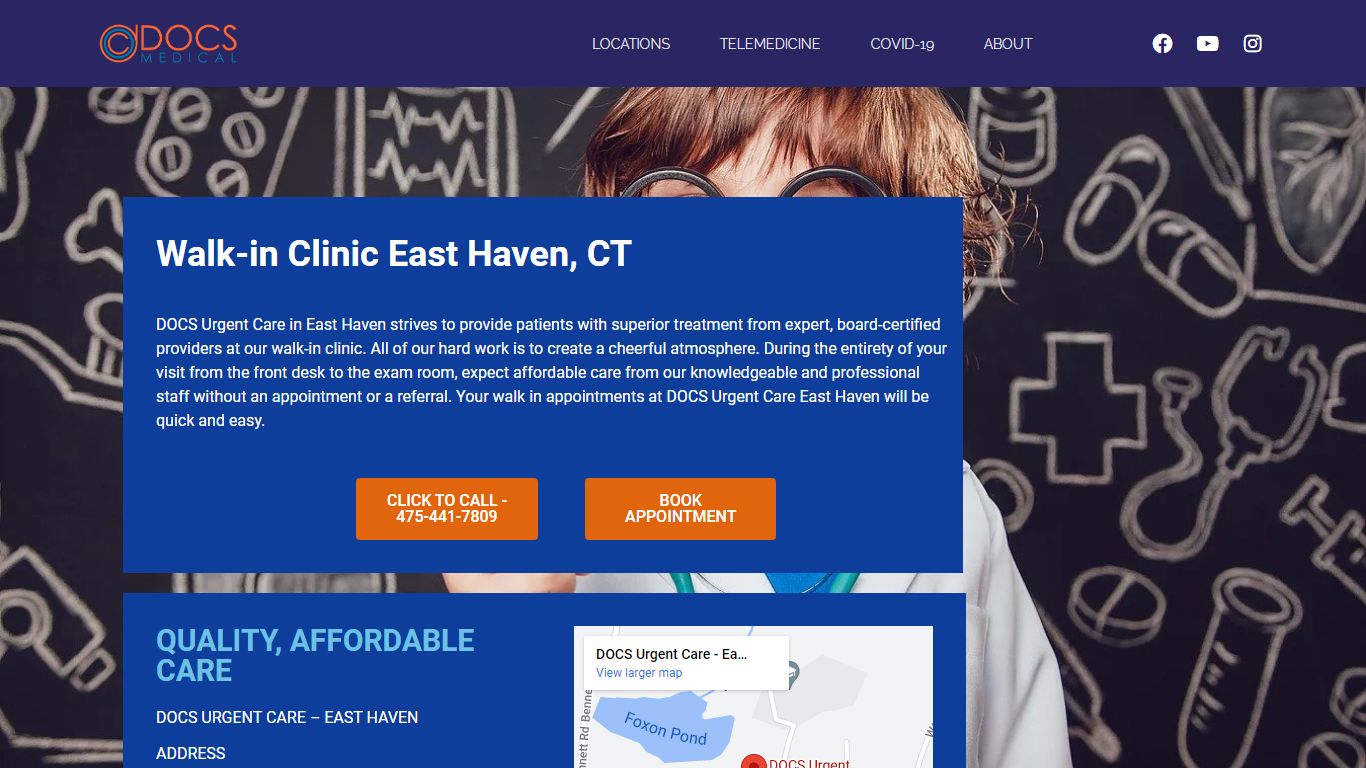 Walk-In Clinic in East Haven, CT | DOCS Urgent Care