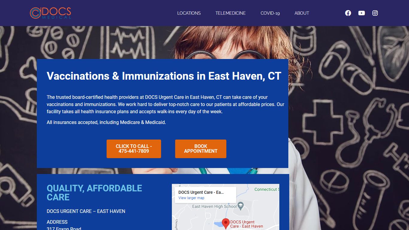 East Haven, CT Vaccinations | Best-Rated Walk-In Clinic | DOCS Urgent Care