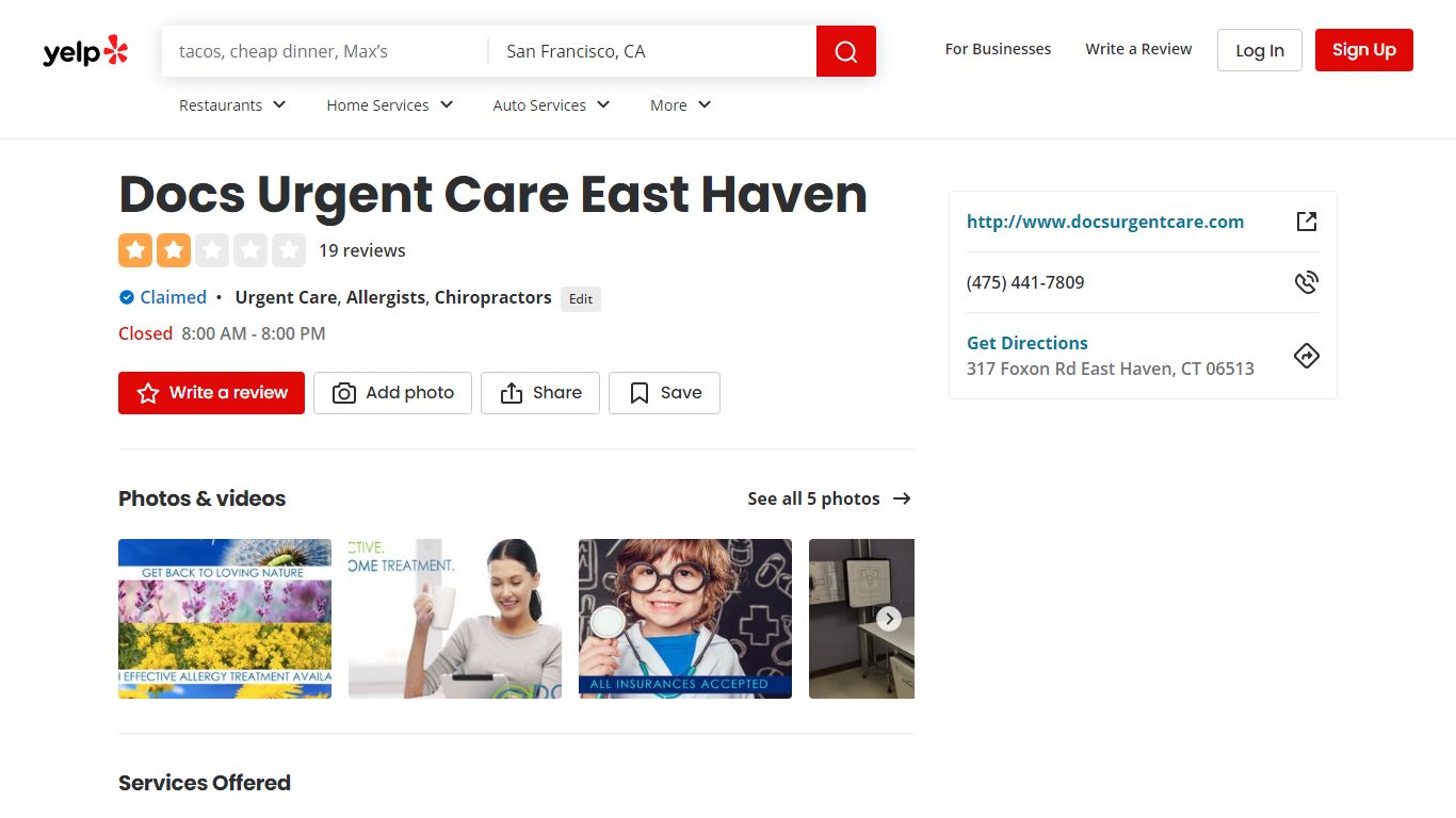 DOCS URGENT CARE EAST HAVEN - 16 Reviews - Yelp
