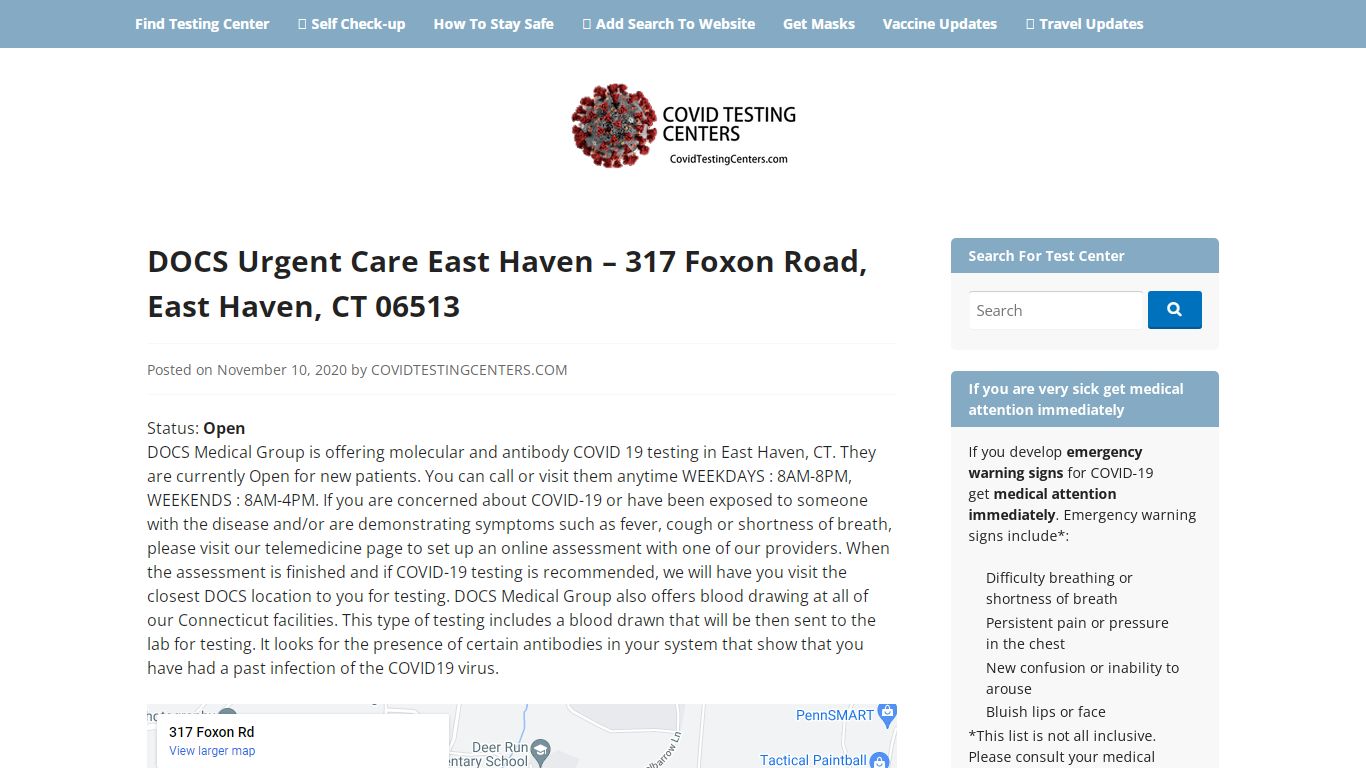 DOCS Urgent Care East Haven - COVID-19 Testing Centers
